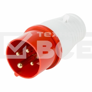 Вилка 014  переносная 3Р+РЕ 16А 380В IP44 Rexant