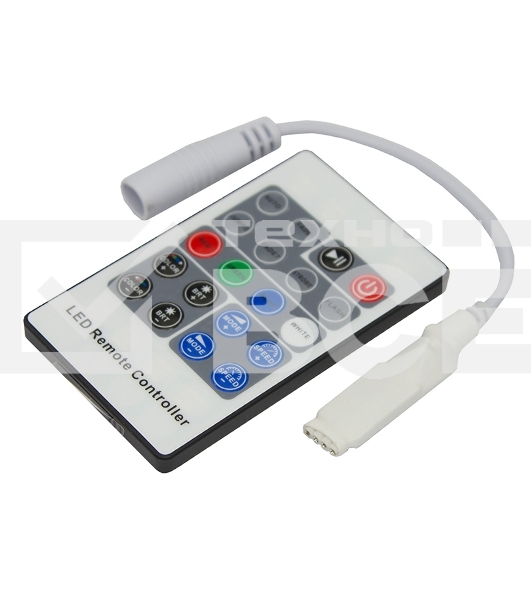 Мини контроллер LED RGB радио (RF) 20 кнопок 12-24 V/6 А LAMPER