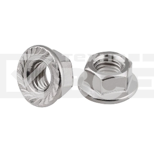 Гайка DIN6923 шестигранная оцинк. С фланцем М8 (уп.200шт) Tech-Krep 141612