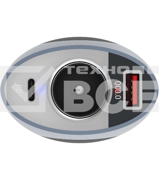 Разветвитель роз.прикуривателя Ritmix RM-12XQPD 1xSoc 2xUSB черный/серебристый/серебристый (80000163)