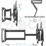 Кронштейн для телевизора Kromax GALACTIC-61 черный 32