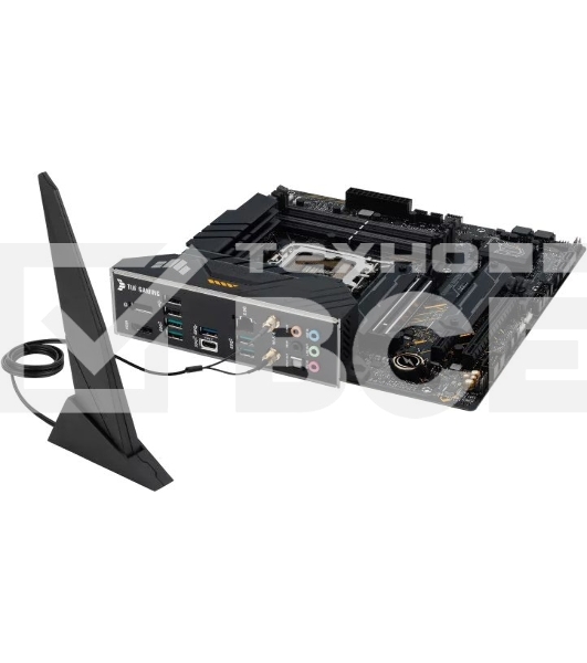 Материнская плата ASUS TUF GAMING B660M-PLUS WIFI, LGA 1700, Intel B660, 4xDDR5, 4xSATA, 2xM.2, 1xPCIe 5.0 x16, 1xPCIe 3.0 x4, 1xPCIe x1, 1xDP, 1xHDMI, 1x 2.5Gb LAN, 4xUSB-A 3.2 Gen 2, 1xUSB-A 3.2 Gen 1, 2xUSB 2.0, 1xUSB-C 3.2 Gen 2x2, 5x3.5 мм, 7.1, mATX
