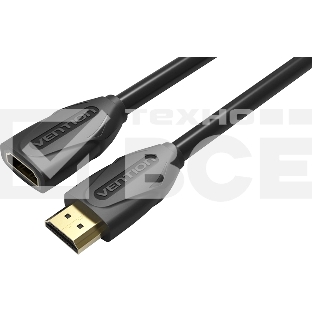 Кабель-удлинитель Vention HDMI High speed v1.4 with Ethernet 19F/19M - 5м Black Edition VAA-B06-B500