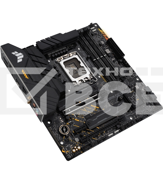 Материнская плата ASUS TUF GAMING B660M-PLUS WIFI, LGA 1700, Intel B660, 4xDDR5, 4xSATA, 2xM.2, 1xPCIe 5.0 x16, 1xPCIe 3.0 x4, 1xPCIe x1, 1xDP, 1xHDMI, 1x 2.5Gb LAN, 4xUSB-A 3.2 Gen 2, 1xUSB-A 3.2 Gen 1, 2xUSB 2.0, 1xUSB-C 3.2 Gen 2x2, 5x3.5 мм, 7.1, mATX