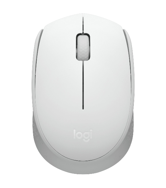 Мышь беспроводная Logitech M171 белый, 1000 dpi, радиоканал, USB, кнопки - 3