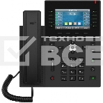 Fanvil IP телефон, 20 линий SIP, 2х10/100/1000, осн. цветной дисплей 480x272, записная нкига на 2000, IPv6. 60 клавиш быстрого набора, POE, фото3