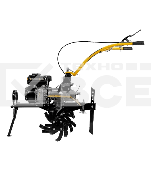 Мотоблок Denzel DPT-370X, 7 л.с., диск.сцеп, шир 90 см, глуб 35 см, фрез 3х4, ВОМ, передачи 3В/1Н