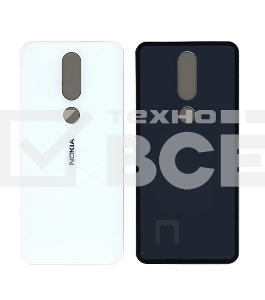 Задняя крышка для Nokia 6.1 Plus белый