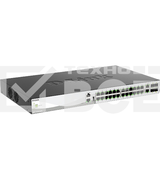 Коммутатор Multigigabit Managed L3 Stackable Switch 24x2.5GBase-T, 2x10GBase-T, 4х25GBase-X SFP28, Surge 6KV, CLI, 1000Base-T Management, RJ45 Console, USB, RPS, Dying Gasp