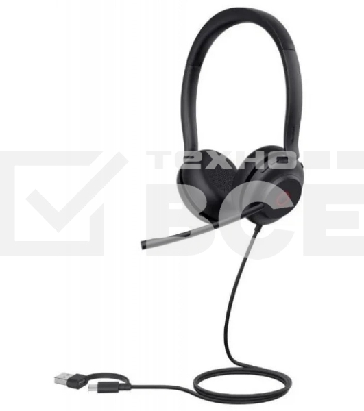 Гарнитура проводная Yealink UH35 UH35 Dual UC USB-C/A 1308164