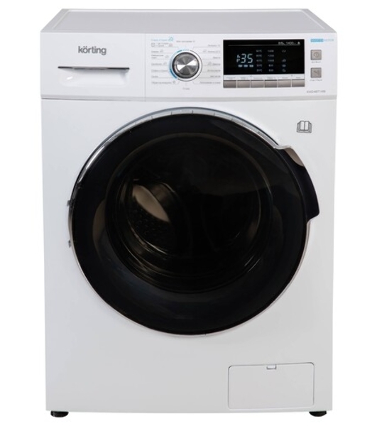 Стиральная машина Korting KWD 48IT1496 белая, загрузка фронтальная 8кг, 1400 об/мин., класс: A