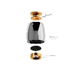 Корпус светильника C1143 PSL серебро полированное D100*80*H100mm MR16 GU5.3, фото6