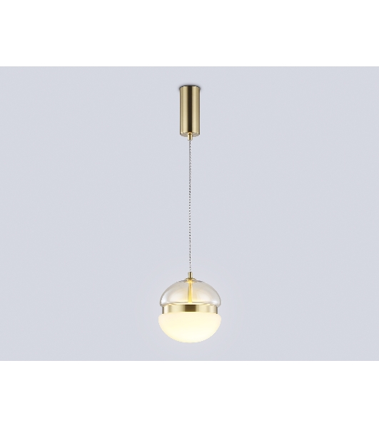 Подвесной светодиодный светильник Ambrella light LH11001 GD/FR золото/белый матовый 20W 3000K D180*200