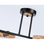 Светильник Ambrella light TR8248/4 BK/LWD черный/светлое дерево E27/4 max 40W 840*360*220, фото4