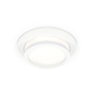 Комплект встраиваемого светильника Ambrella light XC6512060 SWH/FR белый песок/белый матовый MR16 GU5.3 (C6512, N6220)