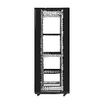 Шкаф телекоммуникационный 19' напольный 42U ExeGate EC-FS-42U.600.800.V.V.BLACK (19”, 42U, 600x800x2054mm (ШхГхВ), передняя и задняя двери перфорированные, съемные боковые панели, пыле- и влагозащита IP20, встроенный вентиляционный модуль, 1 полка в комплекте, черный RAL 9004, 3 коробки), фото14