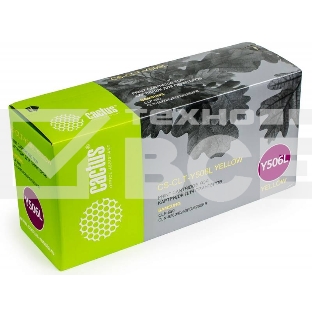 Картридж лазерный Cactus CS-CLT-Y506L желтый для Samsung CLP 680; CLX 6260/6260FD/6260FR (3500 стр.)