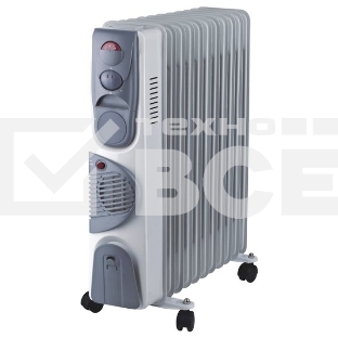 Обогреватель масляный Оазис BВ-25Т с тепловентилятором, 11 секций