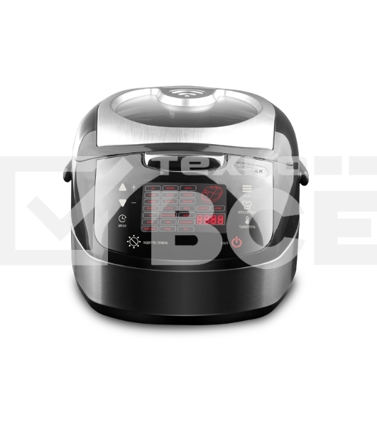 Мультиварка Centek CT-1472 Ceramic <чёрный/сталь> 860Вт, 5.0л, LED, 21 программа