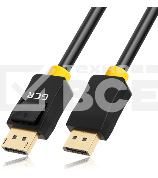 Кабель Greenconnect 5.0m DisplayPort v1.2, 20M/20M, черный, 28/28 AWG GreenconnectКабель 5.0m DisplayPort v1.2, 20M/20M, черный, 28/28 AWG