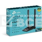 Адаптер TP-Link AC1300Mbps Dual-band High-Gain wireless USB adapter, 867Mbps at 5G and 400Mbps at 2.4G, two high gain antennas, USB 3.0, USB extension cable, support wave 2 MU-MIMO, full compatible with Windows and macOS., фото20