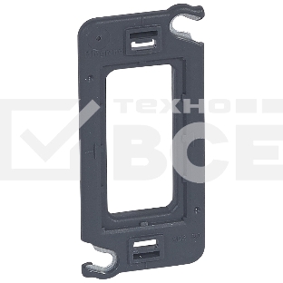 Суппорт, монтаж на винтах - Программа Batibox - разделяемый - 1 -местный - 1 модуль