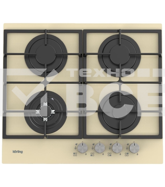 Газовая варочная панель Korting HGG 6722 CTB