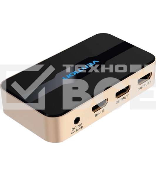 Разветвитель - сплиттер Vention HDMI 19F/2x19F на 2 монитора ACBG0