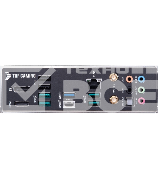 Материнская плата ASUS TUF GAMING B660M-PLUS WIFI, LGA 1700, Intel B660, 4xDDR5, 4xSATA, 2xM.2, 1xPCIe 5.0 x16, 1xPCIe 3.0 x4, 1xPCIe x1, 1xDP, 1xHDMI, 1x 2.5Gb LAN, 4xUSB-A 3.2 Gen 2, 1xUSB-A 3.2 Gen 1, 2xUSB 2.0, 1xUSB-C 3.2 Gen 2x2, 5x3.5 мм, 7.1, mATX