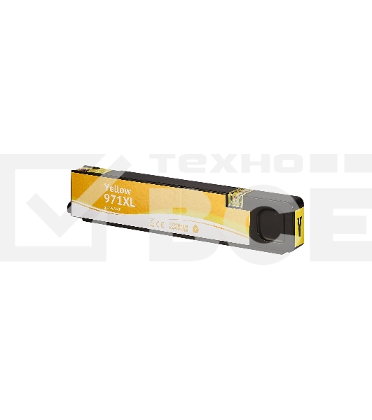 Струйный картридж Sakura CN628AE (№971XL Yellow) для HP, желтый, 110 мл., 7000 к.