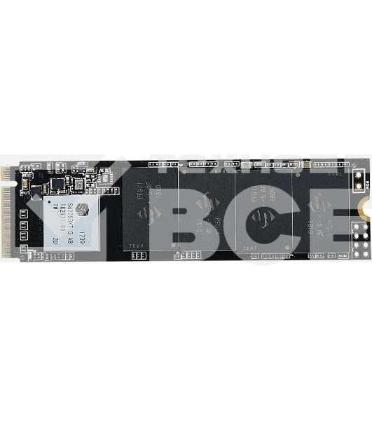 Накопитель SSD KingSpec NE-512, 512Gb, M.2 2280, PCIe 3.0 x4, NVMe, R/W 2400/1700