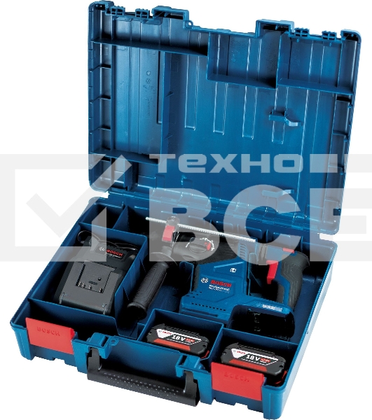Перфоратор Bosch GBH 187-LI патрон:SDS-plus уд.:2.4Дж аккум. (кейс в комплекте)