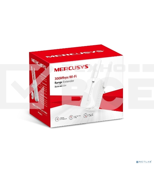 Усилитель Mercusys MW300RE 300Mbps Wi-Fi Range Extender