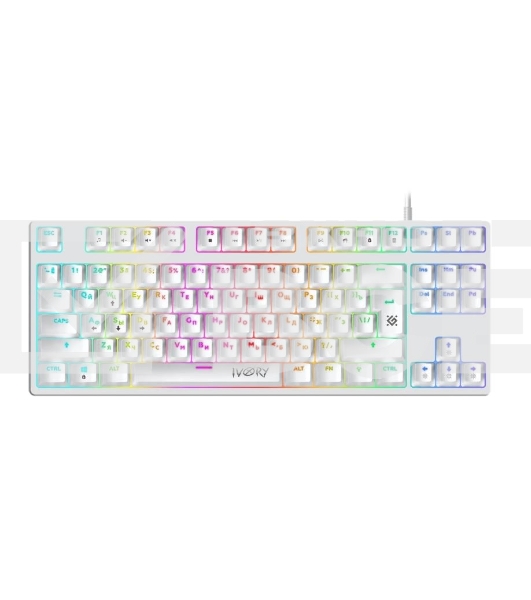 Клавиатура Defender IVORY GK-579 проводная USB белая