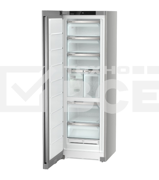 Морозильная камера Liebher XRFsf 5240 XRFsf 5245 серебристый, 660л, 7 ящиков, Side-by-Side