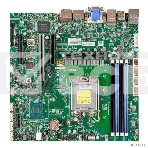 Материнская плата серверная Supermicro MBD-X13SAZ-F-B, LGA 1700, Intel R680E, 4xDDR5 ECC/non-ECC, 4xSATA-III, 1xM.2 PCIe x4, 1xPCI-E 5.0 x16, 2xPCI-E x4, 2x2.5Gb LAN, 4xUSB-A 3.2 Gen 2, 1xD-Sub, 1xDVI-D, 1xHDMI, 1xDisplayPort, 7.1, Micro-ATX, фото 1
