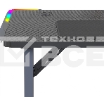 Стол игровой Cactus CS-GTZ-BK-RGB столешница ДСП, черный каркас черный, фото6