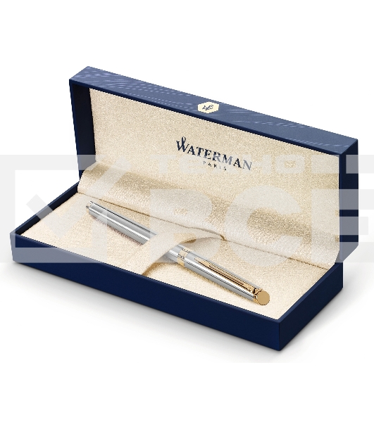 Ручка перьевая Waterman Hemisphere (CWS0920310) Steel GT F сталь нержавеющая/позолота подар.кор.