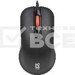 Мышь проводная Defender Omega MB-522 черный, 1600 dpi, USB, кнопки - 4, фото8