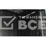 Шкаф коммутационный Hyperline (TWB-FC-1266-SR-RAL9004) настенный 12U 600x600мм пер.дв.металл 2 бок.пан. задн.дв.спл.стал.лист 60кг черный 650мм IP20 сталь, фото3