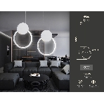 Светильник Ambrella light FL5251 WH белый 9W 4200K 200*20*1200 (без ПДУ), фото4