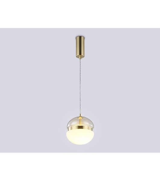 Подвесной светодиодный светильник Ambrella light LH11001 GD/FR золото/белый матовый 20W 3000K D180*200