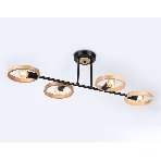 Светильник Ambrella light TR8248/4 BK/LWD черный/светлое дерево E27/4 max 40W 840*360*220, фото3