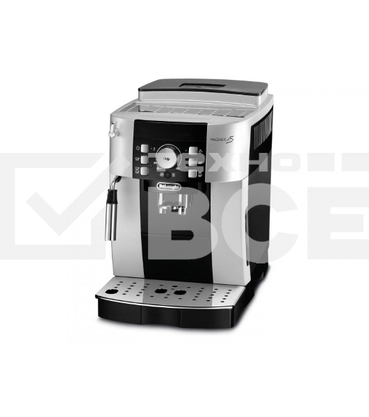 Кофемашина автоматическая DeLonghi ECAM 21.117.SB серебристый/черный, исп. кофе - зерновой/молотый, 1.8 л, 1450 Вт, 15 бар