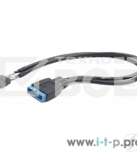 Кабель Cablexpert Внутренний USB2 - USB3 кабель, 9pin/19pin, 0.3m (CC-U3U2-01)