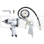 Набор пневмогайковерт Fubag GP158/312 158л/мин 312н/м 7000об/мин пневмопистолет д/шин манометр, фото9