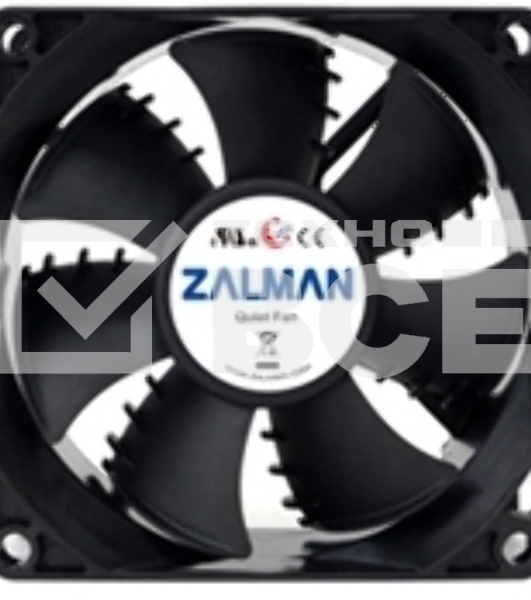Вентилятор для корпуса Zalman ZM-F1 PLUS (SF) черный, 80 мм, 2000 об/мин, 23 дБ, 3 pin