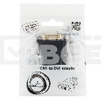 Переходник Cablexpert HDMI-DVI 19F/19M золотые разъемы, пакет, черный (A-HDMI-DVI-2), фото4