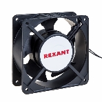 Вентилятор для корпуса Rexant RХ 12038HSL 220VAC черный, 120 мм, 2700 об/мин, 45 дБ, 2 pin, фото 1