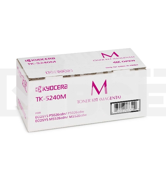 Картридж лазерный Kyocera TK-5240M (1T02R7BNL0) пурпурный для P5026cdn/cdw, M5526cdn/cdw 3000 стр.